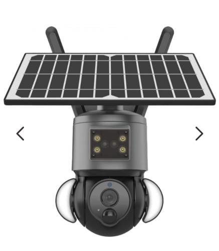 كاميرا مراقبة خارجية تعمل بالطاقة الشمسية واي فاي