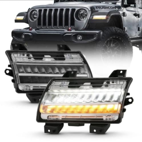 كشافات رفرف امامي رانجلر روبيكون 2018-2020 ليد نهاري