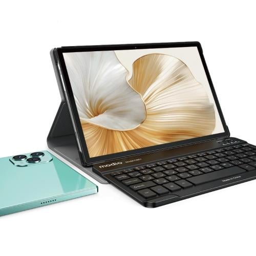 Modio M38 5G Tablet with Keyboard - 10.1" - 512GB ROM - 8GB RAM - Dual SIM + WiFi - 8000mAh - Green تابلت موديو
