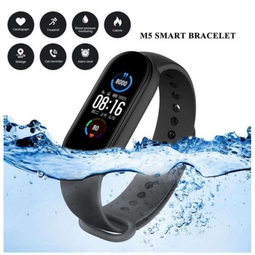 M5 Sport Fitness Tracker 3ملليمتر أسود