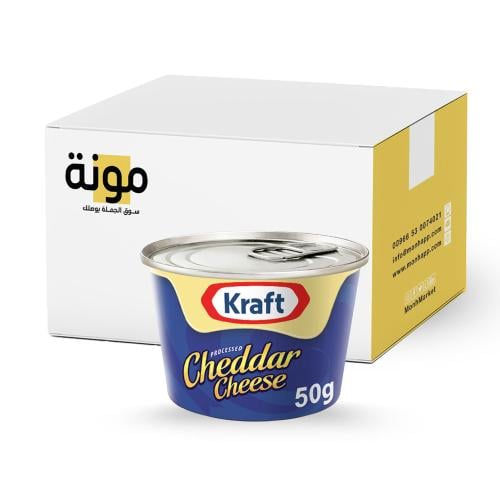 كرافت جبنة شيدر 50 غم × 36 - نص كرتون