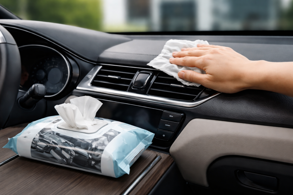 ليش تعتبر المناديل المبللة الخيار الأفضل لتنظيف السيارة؟