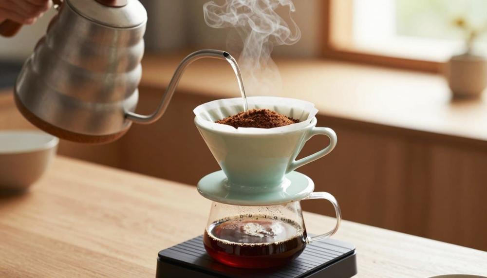 V60 قهوة مقطرة