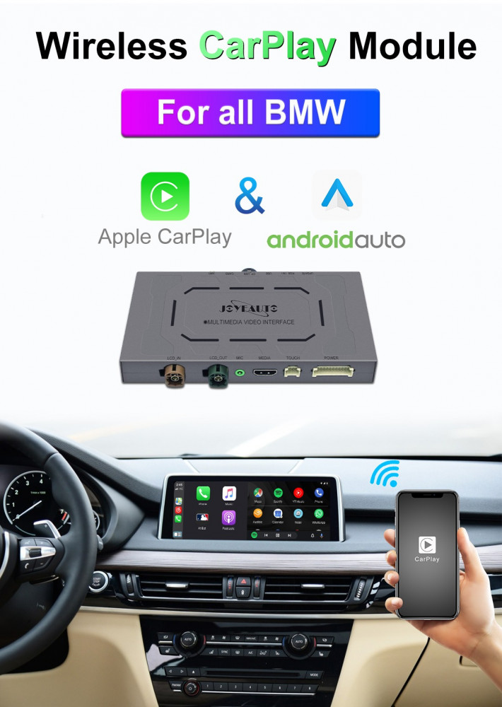 Wireless CarPlay and Android Auto Adapter for BMW with EVO - Car Solutions