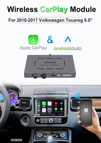 Joyeauto-Apple CarPlay inalámbrico para Volkswagen Touareg, RCD550/RNS850  2010-2017, enlace de espejo automático Android