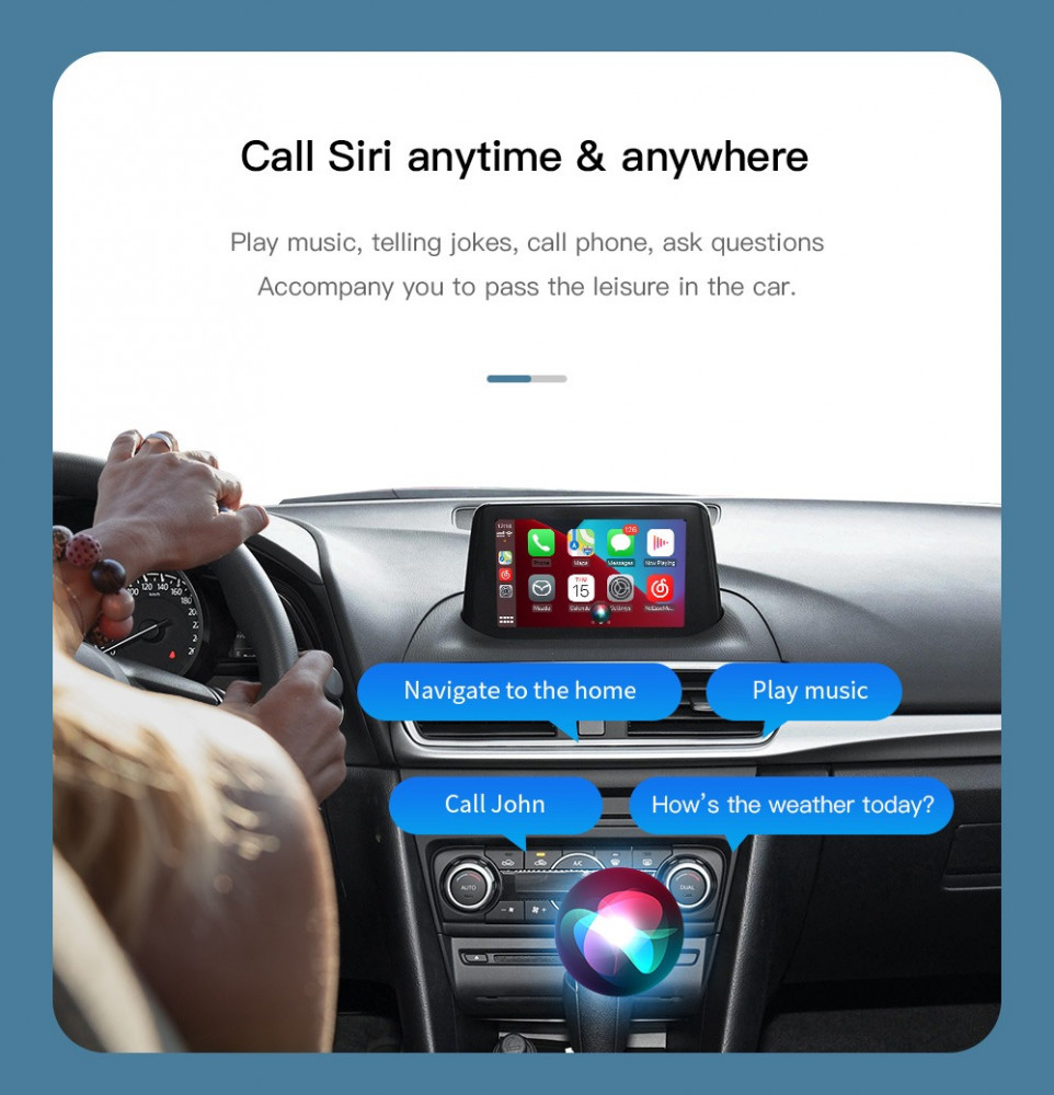 Apple CarPlay Android Auto USB Adapter Hub for Retrofit Mazda 6