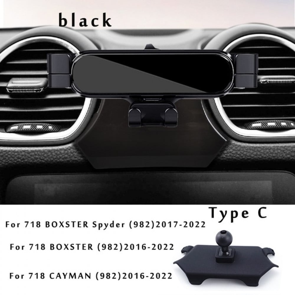 Car Phone Mount Holder For Porsche 718 Boxster Spyder 982 Panamera
