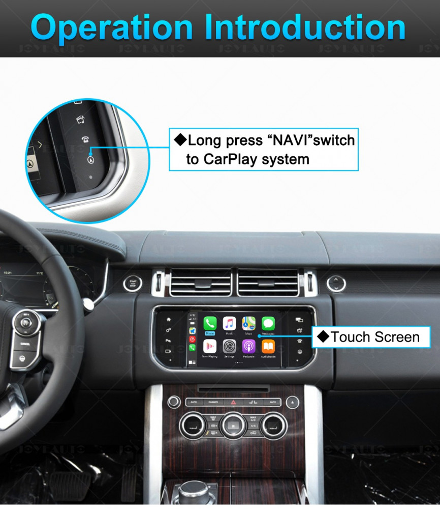Joyeauto Wireless Apple CarPlay For Land Rover Range Rover Evoque