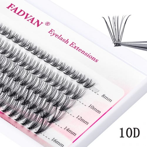 رموش طبيعية D10 طول 8 م