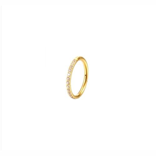 Gold hoop 6mm