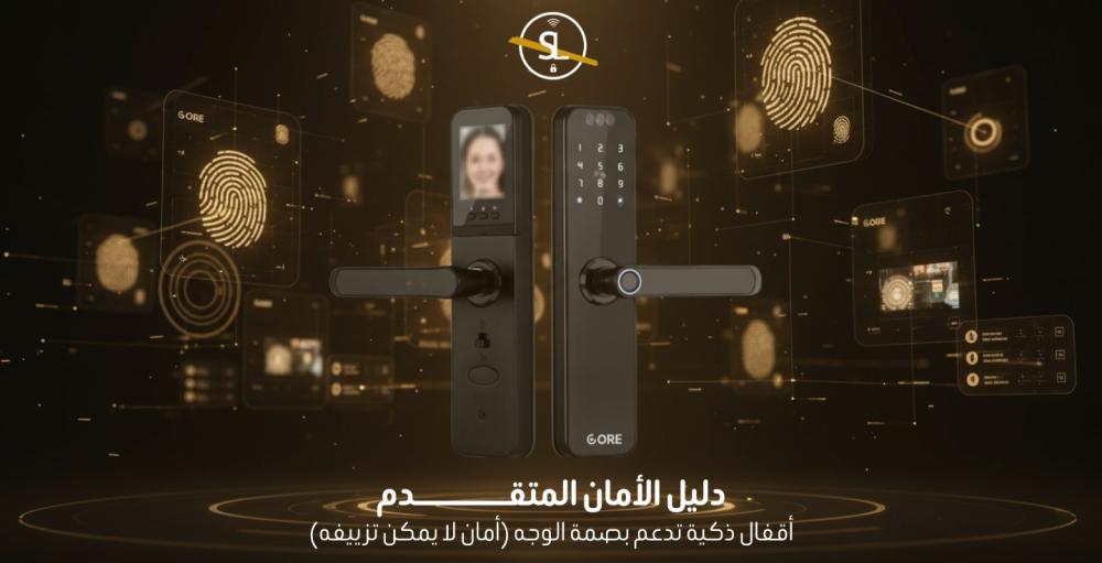 دليل الأمان المتقدم: أقفال ذكية تدعم بصمة الوجه (أمان لا يمكن تزييفه)