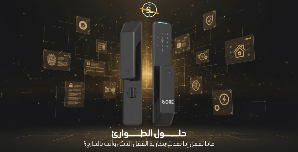 ماذا تفعل إذا نفدت بطارية القفل الذكي وأنت بالخارج؟ حلول الطوارئ