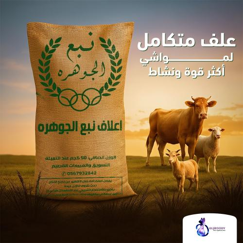 چھوٹا مکعب، نباء الجوھرہ، 15% پروٹین، 50 کلوگرام