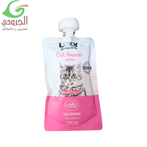 لولي كات مكافأة بالسالمون للقطط 110غ