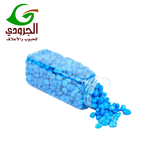 حجارة زينة زرقاء لأحواض السمك – ديكور حوض سمك أنيق