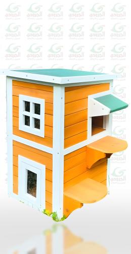 Double story cat cage