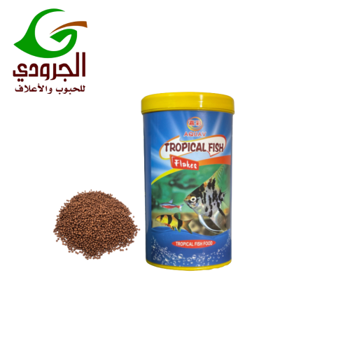 AQUAV طعام سمك الزينة رقائق – غذاء متكامل للأسماك