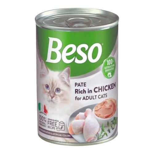 بيسو طعام رطب للقطط بالدجاج 400ج