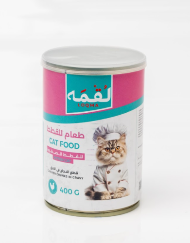 Isang kagat ng basang pagkain para sa mga kuting na may manok sa sabaw, 400g