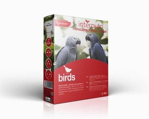 Inter food para sa mga cockatoos at macaw na may halong bitamina 400g