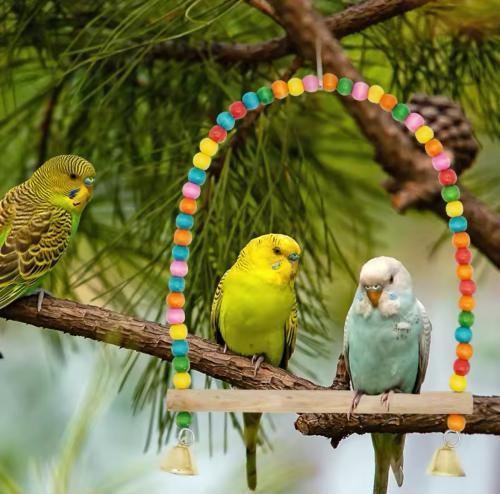 لعبة خشبية تعليق مع جرس