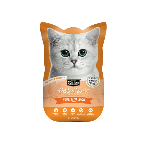 تونة وسلمون للقطط من كت كات – وجبة لذيذة وصحية