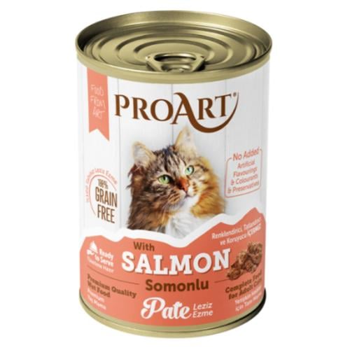 ProArt Salmon Paste para sa Pang-adultong Pusa 400g Carton ng 12 Piraso