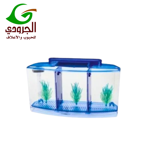 حوض سمك فايتر 3 أقسام – حوض مخصص لأسماك البيتا