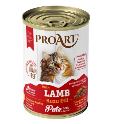 ProArt Lamb Paste for Adult Cats 400g Carton of 12 Pieces