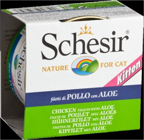 شيزير فيليه الدجاج مع نبات الصبار للقطط