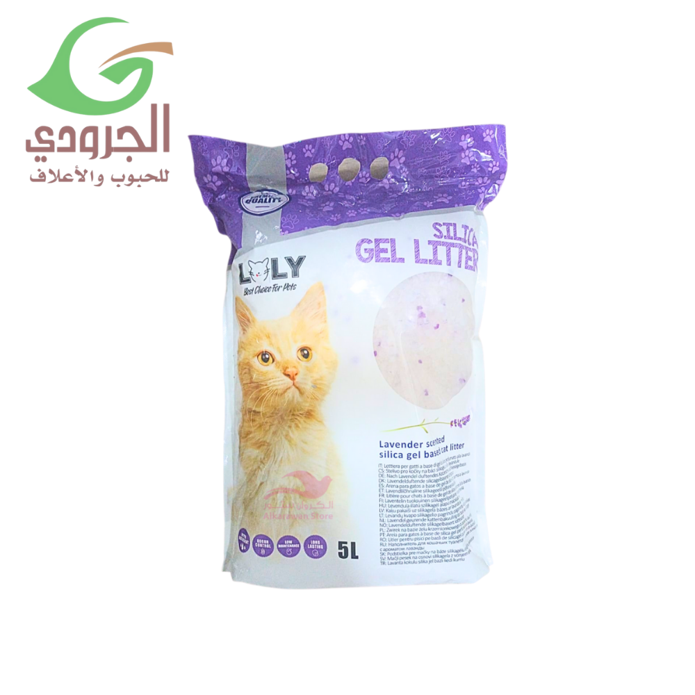 رمل لولي كريستال للقطط متعدد الروائح – 5 لتر