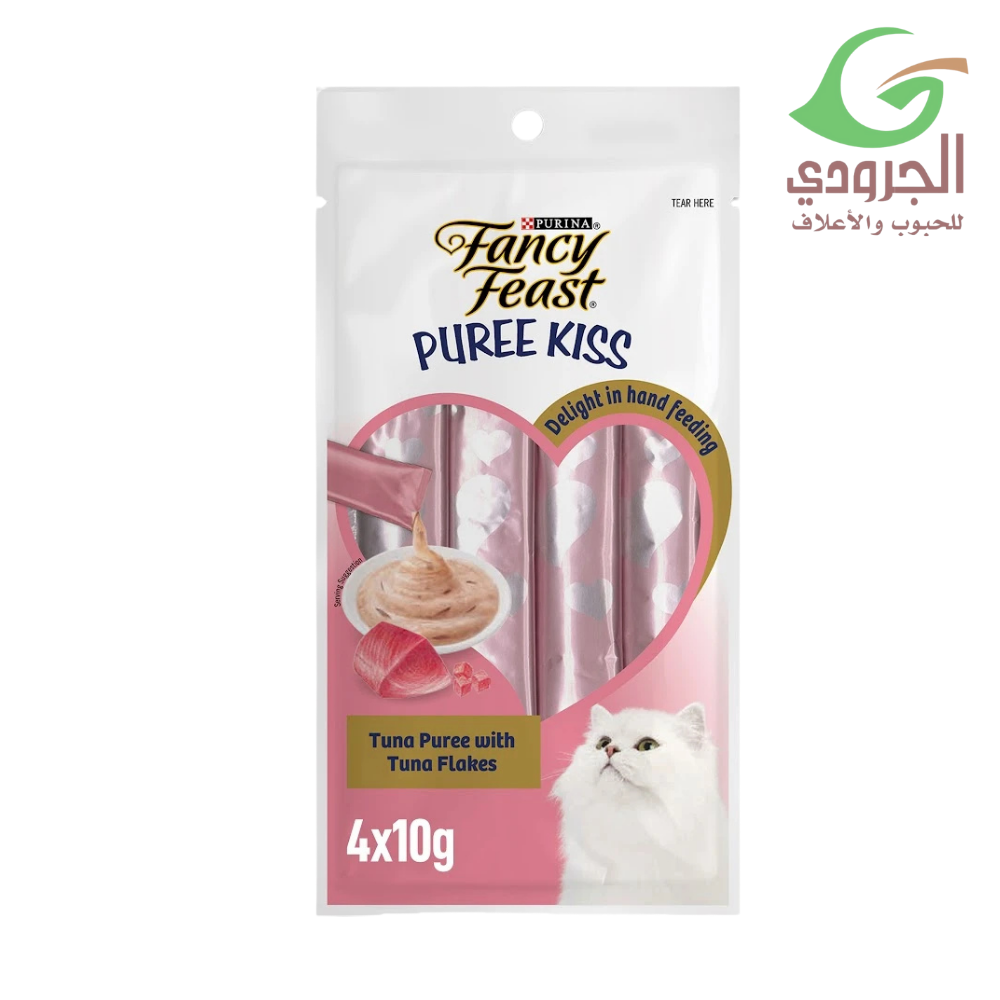 فانسي فيست مكافآت للقطط بنكهة التونا الكريمية مع الرقائق