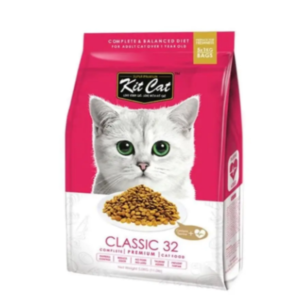كت كات كلاسيك 32 – طعام جاف للقطط مع التورين، 1.2 كج