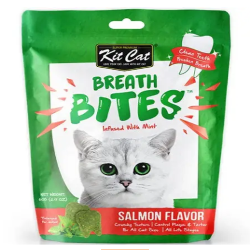 كات مكافأة للعناية بالأسنان والفم للقطط بنكهة السالمون – 60 جرام