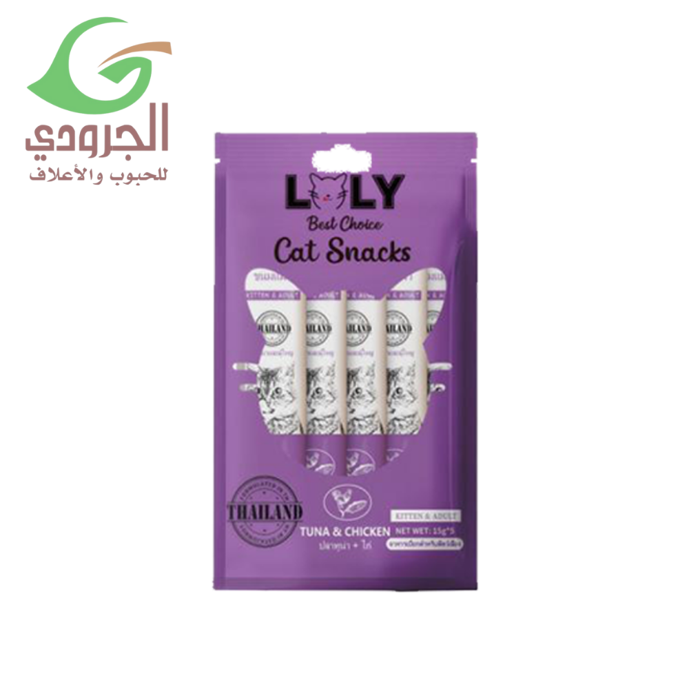 مكافأة لولي كات بنكهة التونا والدجاج للقطط – 5 أظرف