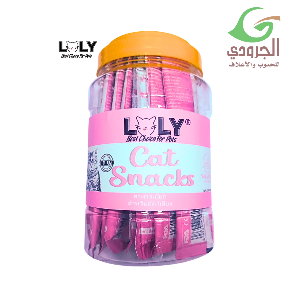 مكافآت قطط بالسالمون لولي كات 30×15 جم