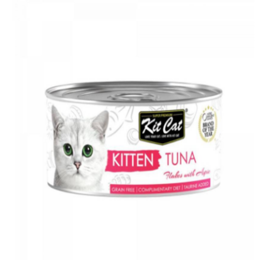 طعام رطب للقطط الصغيرة بالتونا – كت كات
