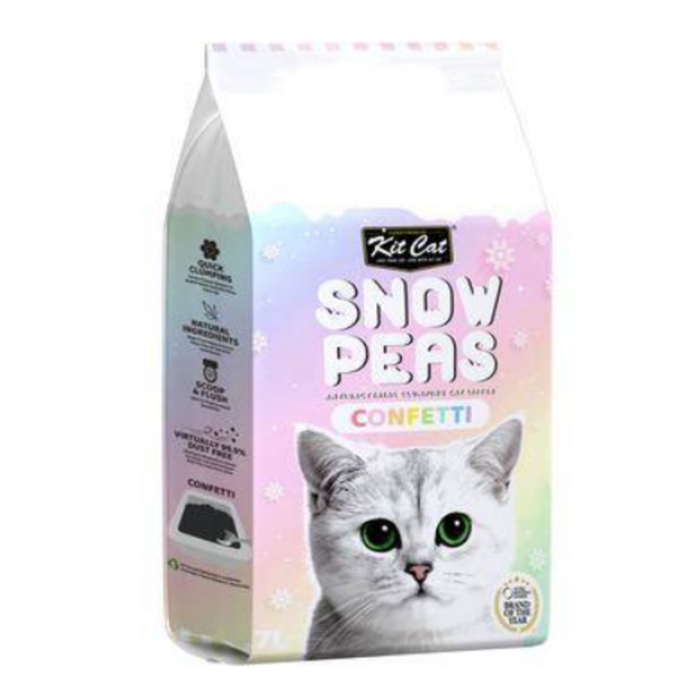 كت كات فرش البازلاء حبيبات ملونة للقطط 7 لتر