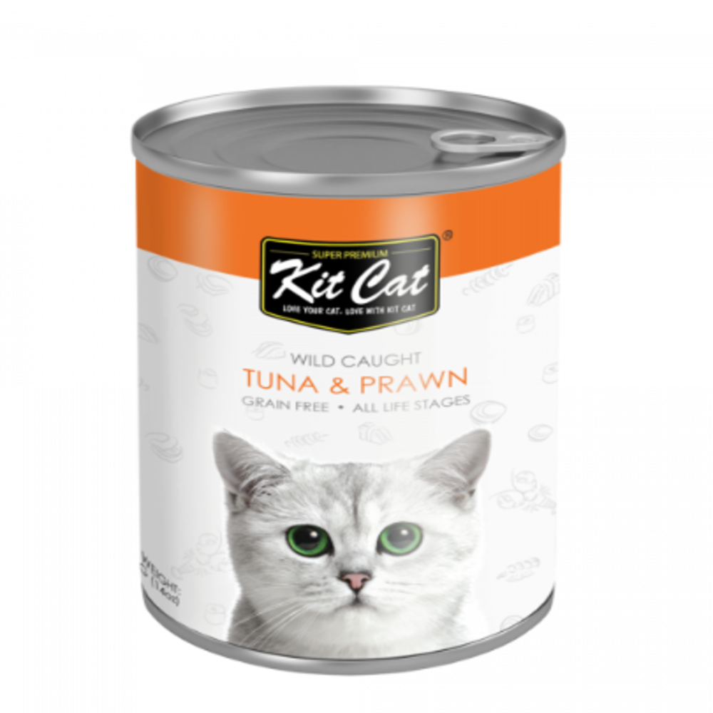 تونا وجمبري طعام رطب للقطط – كت كات 400غ | وجبة مغذية ولذيذة