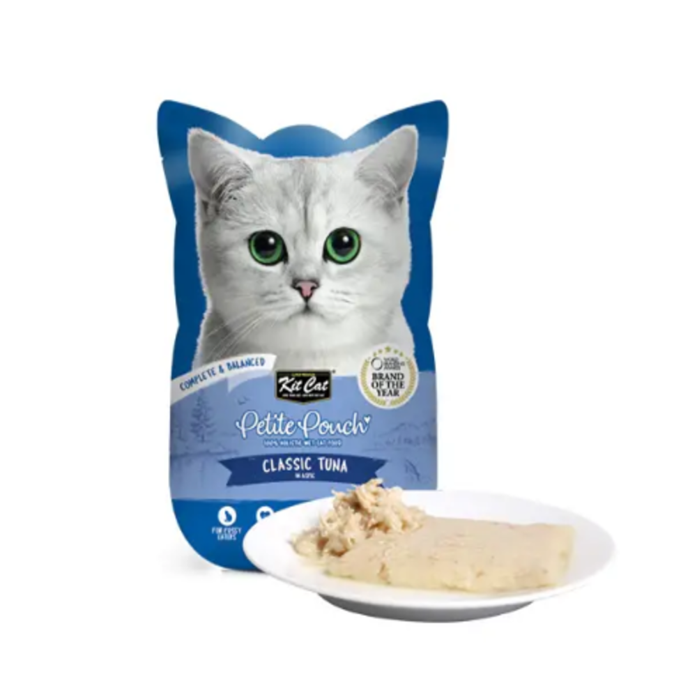 كت كات بيتيت طعام رطب للقطط – تونة كلاسيك في جيلي، وجبة متكاملة 70 غم