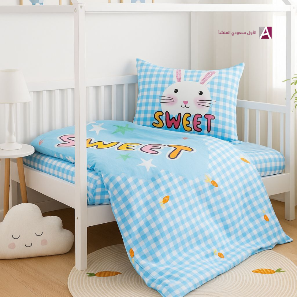 مفرش اطفال قطن 100%