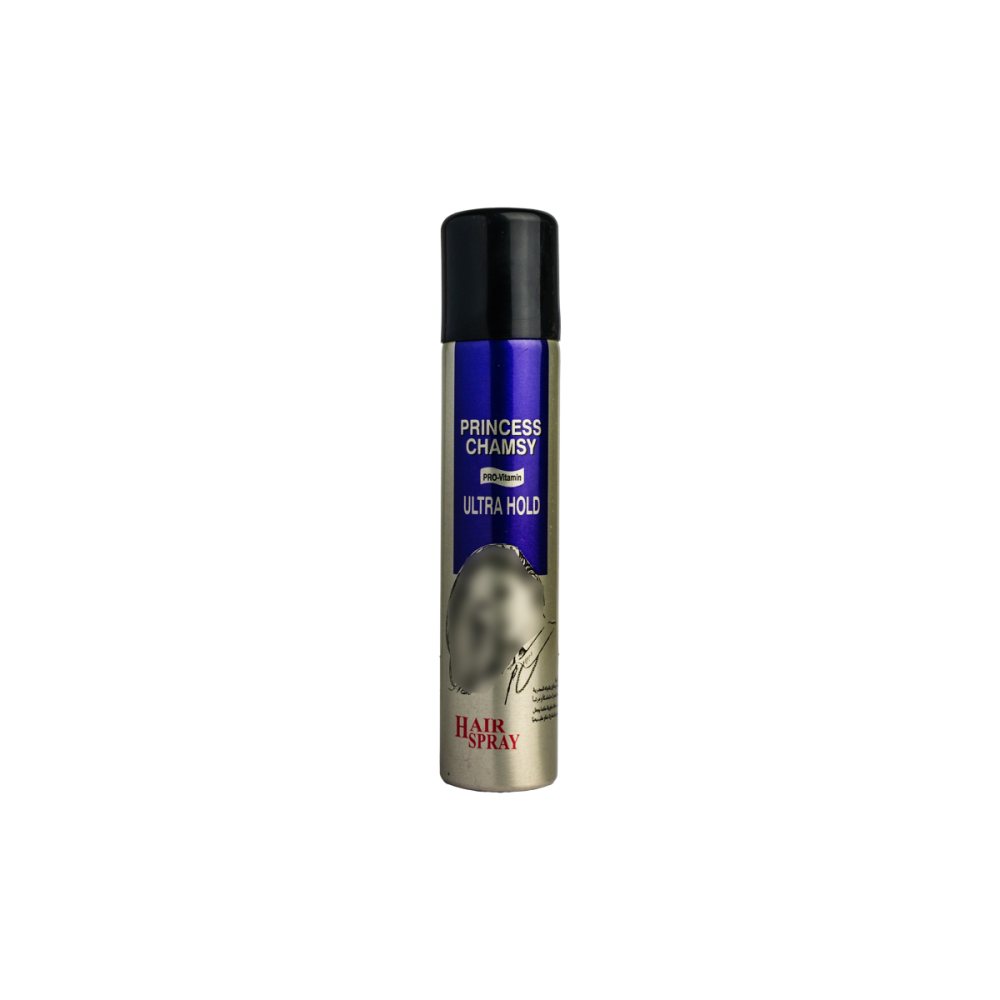 برنسيس شامسي بخاخ مثبت للشعر الترا هولد 90 مل | PRINCESS CHAMSY ULTRA HOLD HAIR SPRAY 90ML