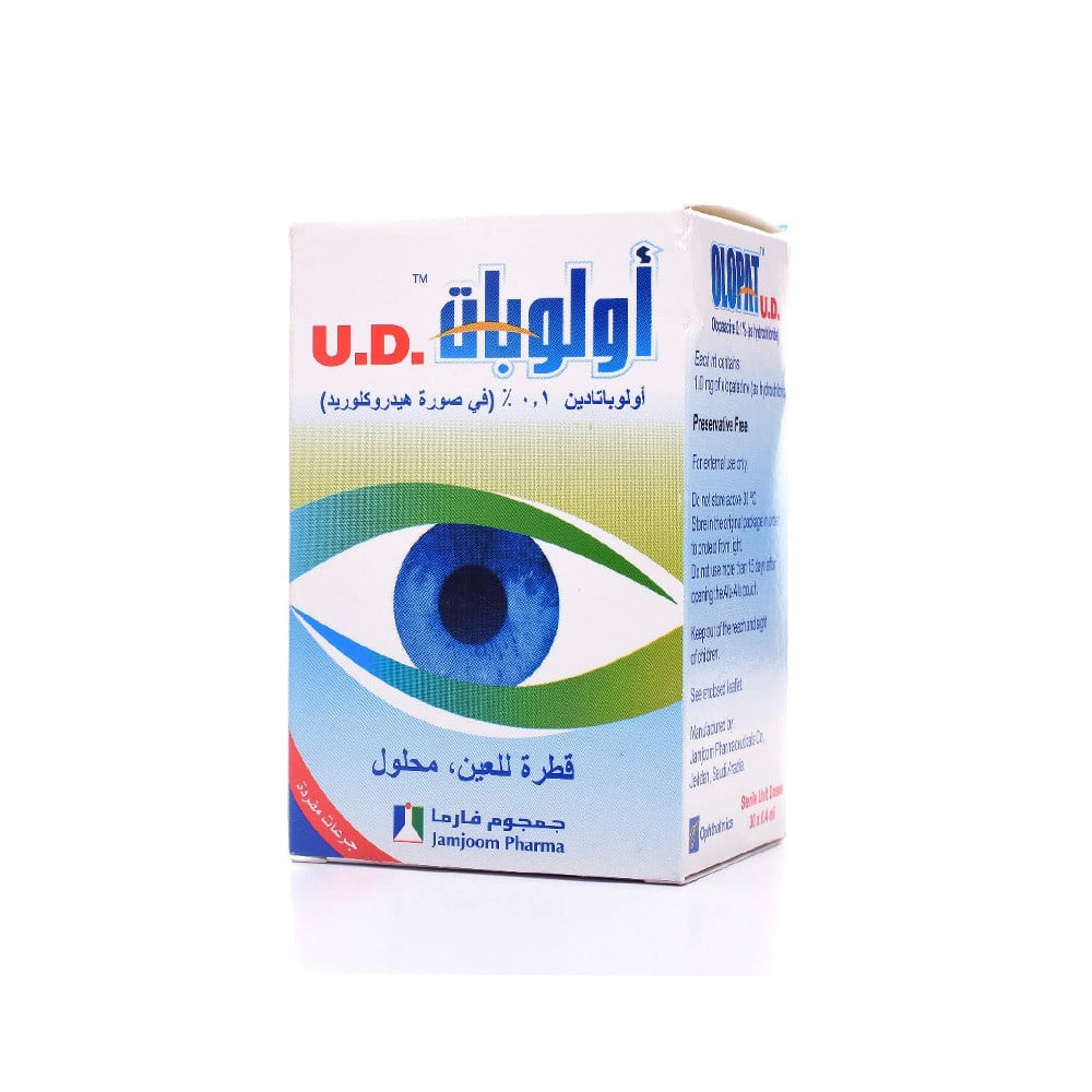 اولوبات يو دي 0.1% قطرات للعين