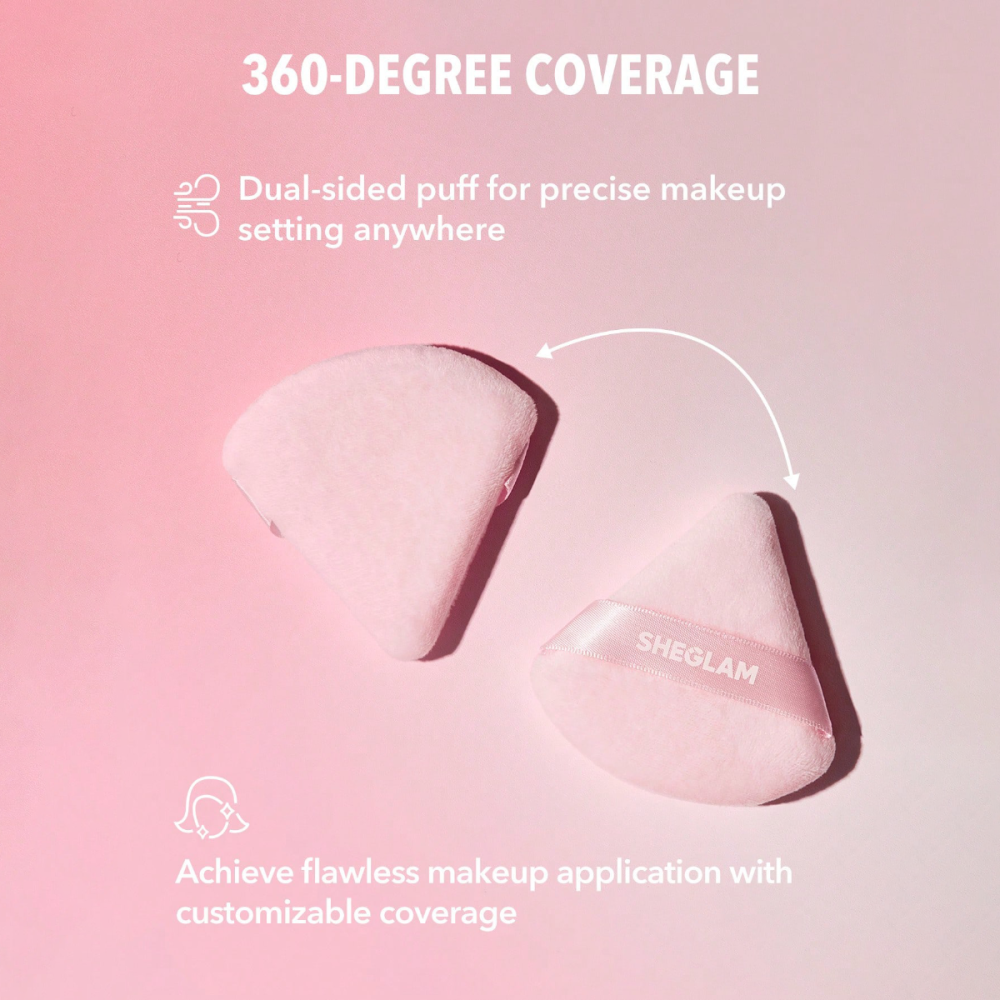 شيقلام انستا ريدي سفنجات بودر بف للمكياج 3 قطع | SHEGLAM INSTAREADY POWDER BUFF 3PCS