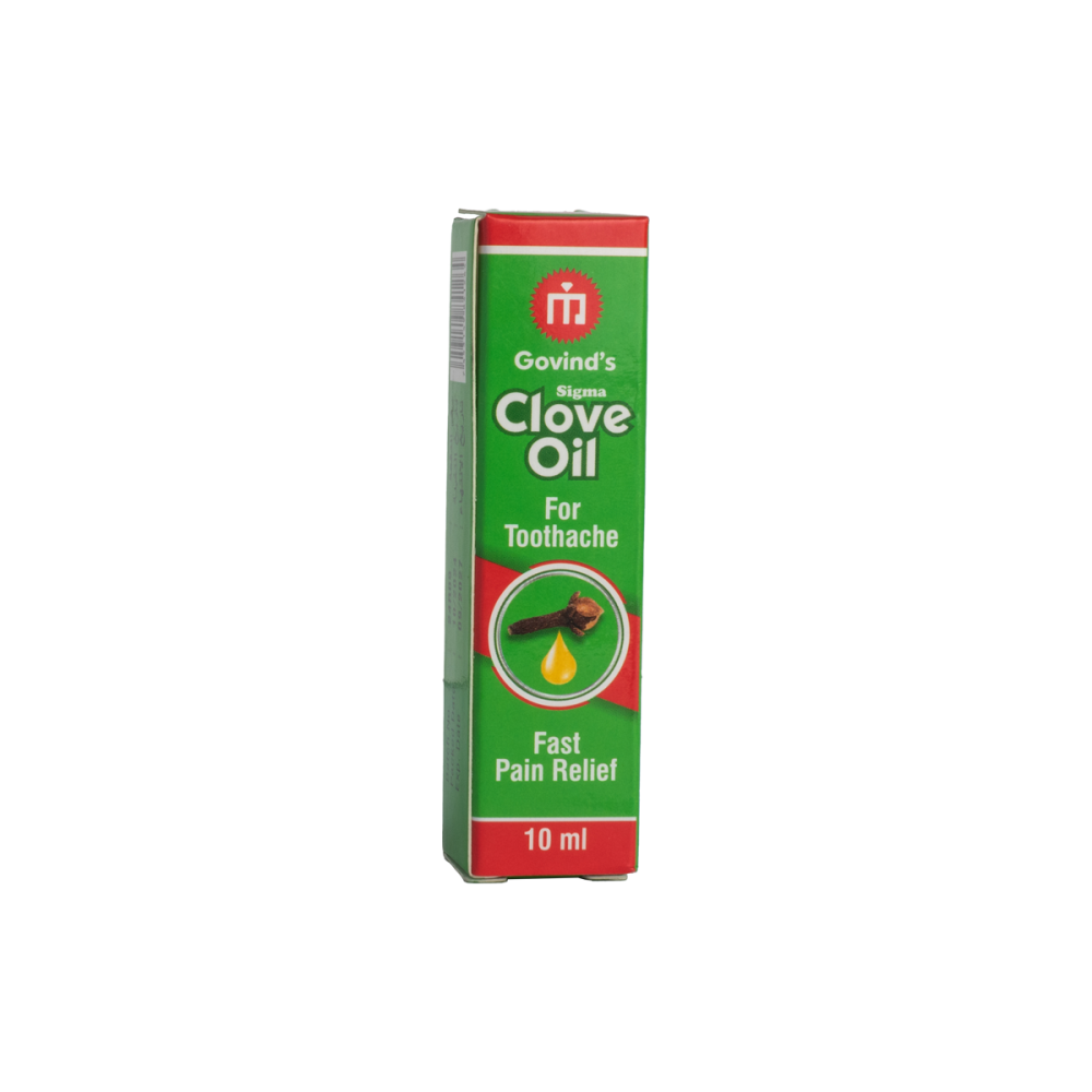 جوفندس سيجما زيت القرنفل لآلام الأسنان 10 مل | GOVINDS SIGMA CLOVE OIL FOR TOOTHACHE 10ML