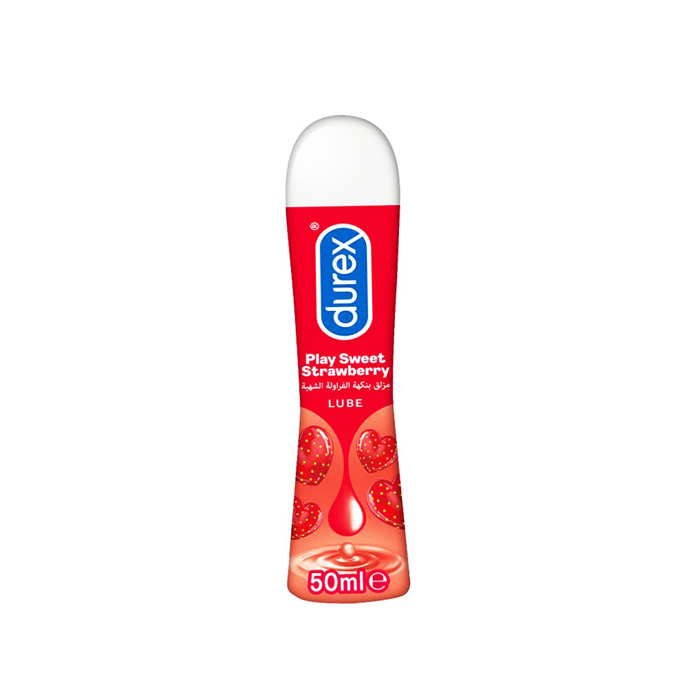 ديوركس بلاي مزلق بالفراوله 50 مل | DUREX PLAY SWEET STRAWBERRY 50 ML