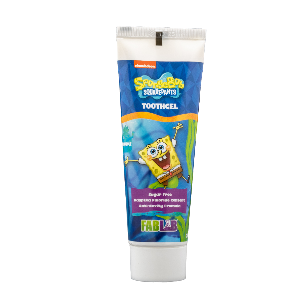 SBONGBOB TOOTH GEL FOR KIDS 75 ML | سبونجبوب جل معجون اسنان للاطفال 75 مل