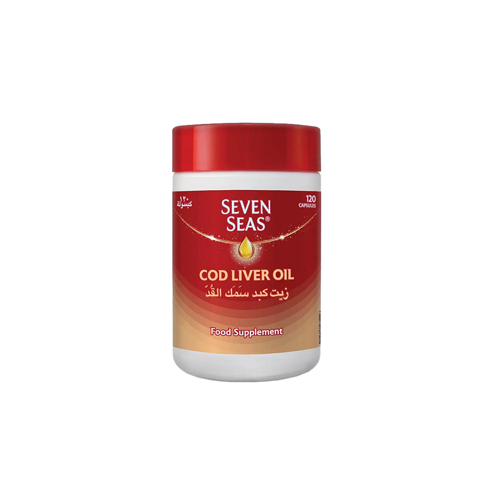 سيفن سيز زيت كبد سمك القد 120 كبسولة