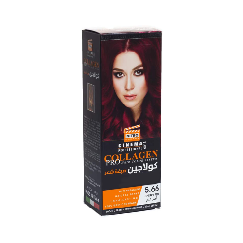 كولاجين برو صبغة شعر احمر كرزي 5.66 | COLLAGEN PRO...