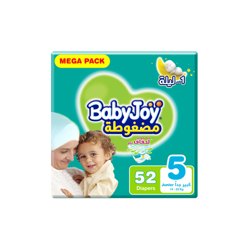 BABY JOY MEGA XL 52pc | بيبي جوي حفاضات أطفال رقم...